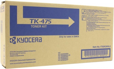 TK475 Lézertoner FS 6025MFP, 6030MFP nyomtatókhoz, KYOCERA, fekete, 15k